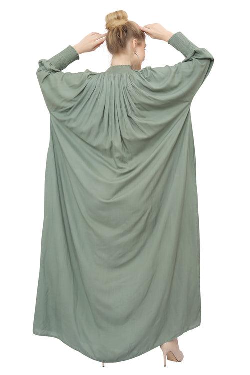 Kaftan Gown Pastel Abaya Dress For Women