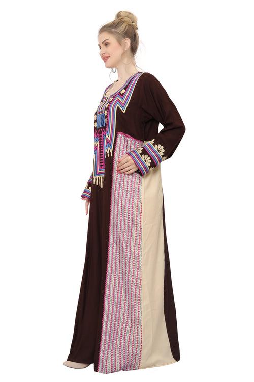 Designer Abaya Caftan Maxi Gown For Women