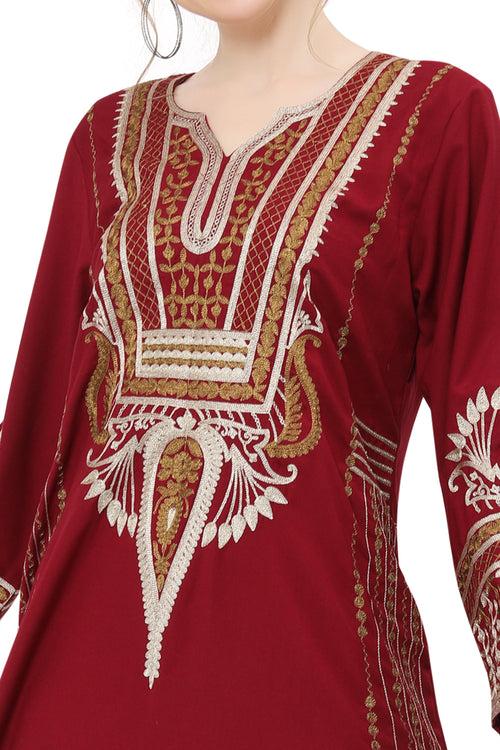 Traditional Kaftan Thobe Henna Party Gown