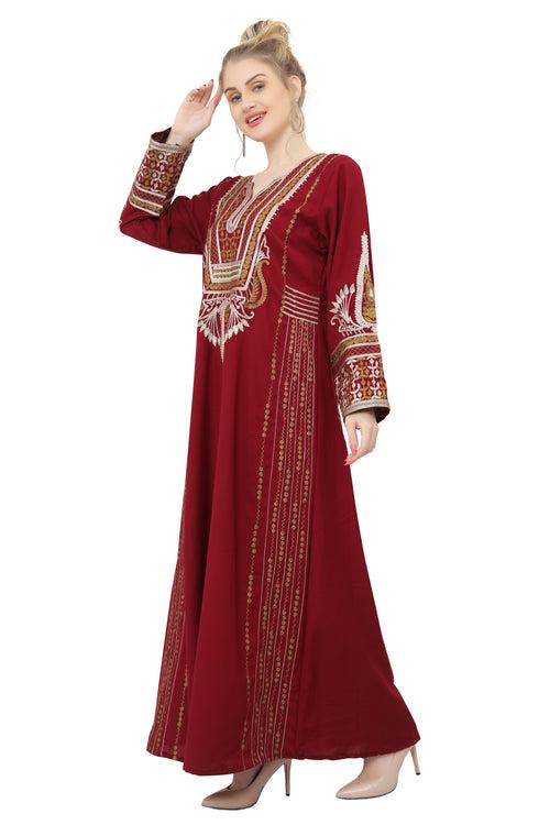 Traditional Kaftan Thobe Henna Party Gown