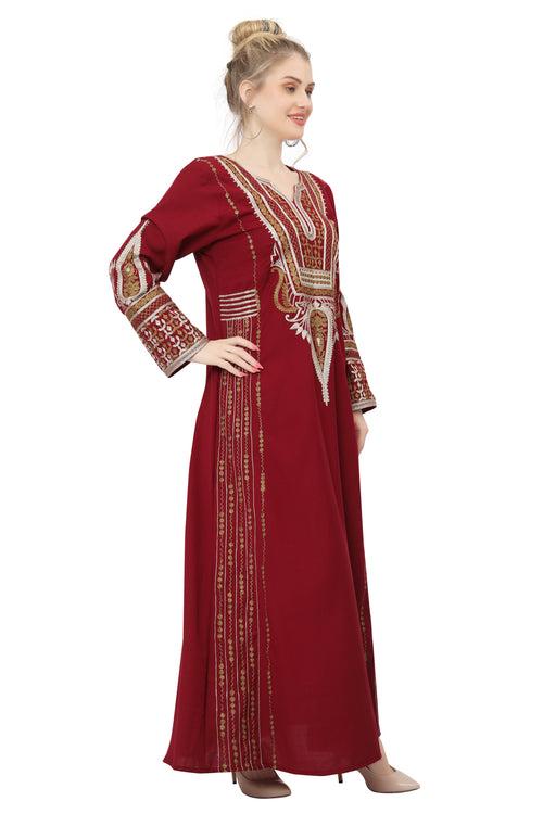 Traditional Kaftan Thobe Henna Party Gown