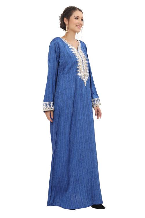 Designer Kaftan Rayon Maxi Gown