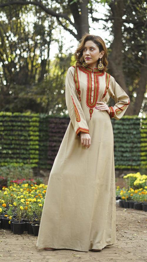 Henna Evening Tea Party Maxi Gown For Women