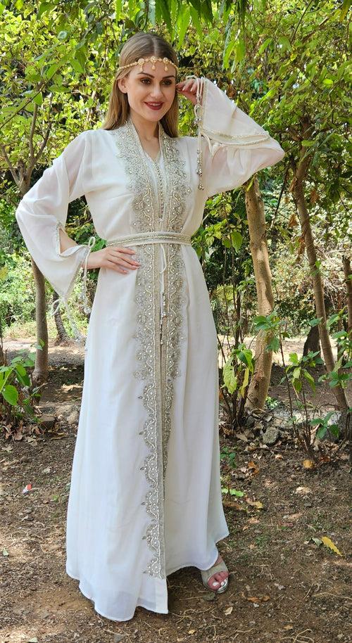 Maghribi Kaftan Evening Tea Party Gown