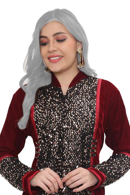 Game of Throne Queen Dress Maroon Gown | Costume