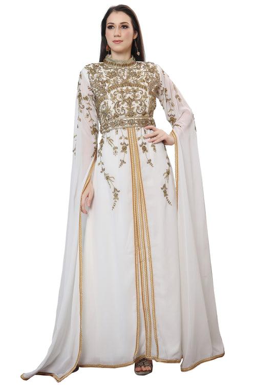 Designer Robe Marriage Embroidery Ball Gown Partywear