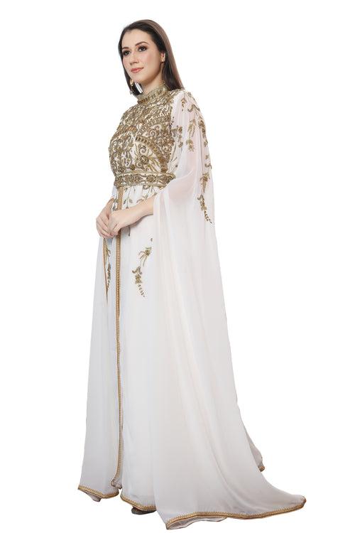 Designer Robe Marriage Embroidery Ball Gown Partywear