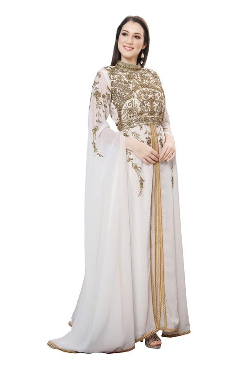 Designer Robe Marriage Embroidery Ball Gown Partywear