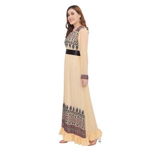 Designer Farasha Evening Henna Tea Party Gown