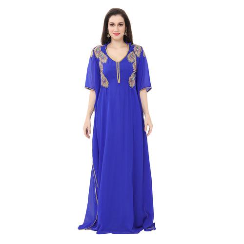 Designer Abaya Caftan Haute Couture Farasha Maxi Dress