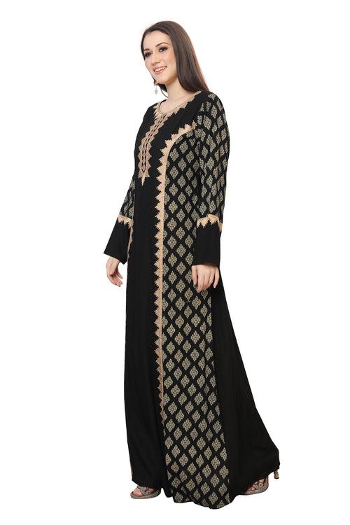 Dubai PartyWear Maxi Dress Jalabiya for Women