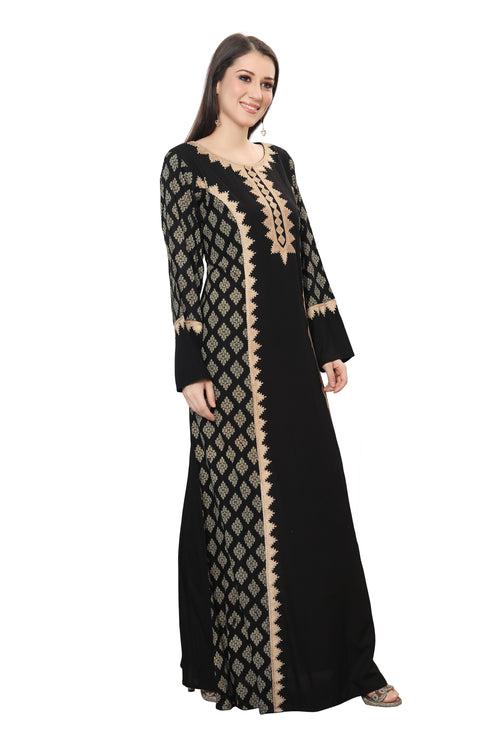 Dubai PartyWear Maxi Dress Jalabiya for Women