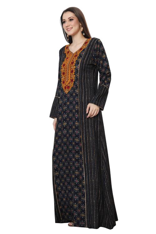 Abaya Kaftan Designer Jalabiya Gown