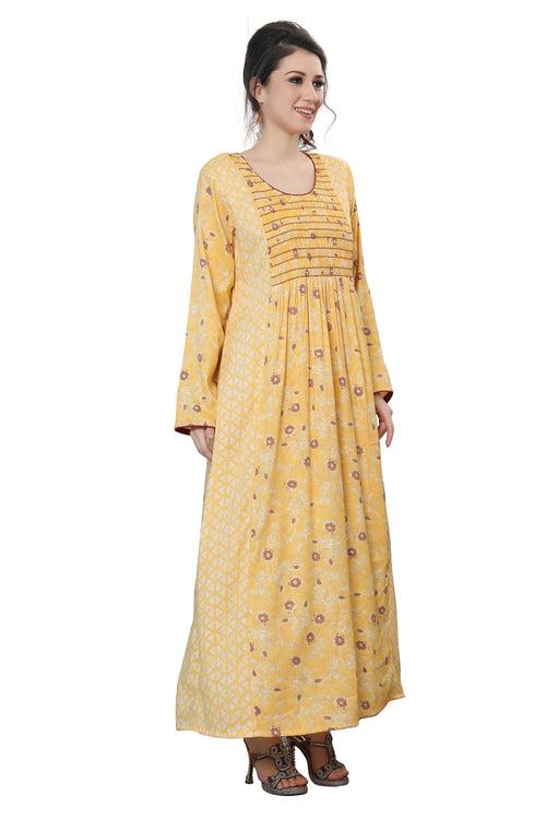 Designer Abaya Caftan Maxi Gown for Women