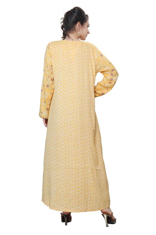 Designer Abaya Caftan Maxi Gown for Women