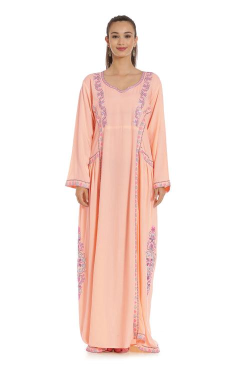 Designer Kaftan With Thread Work Maxi Dress