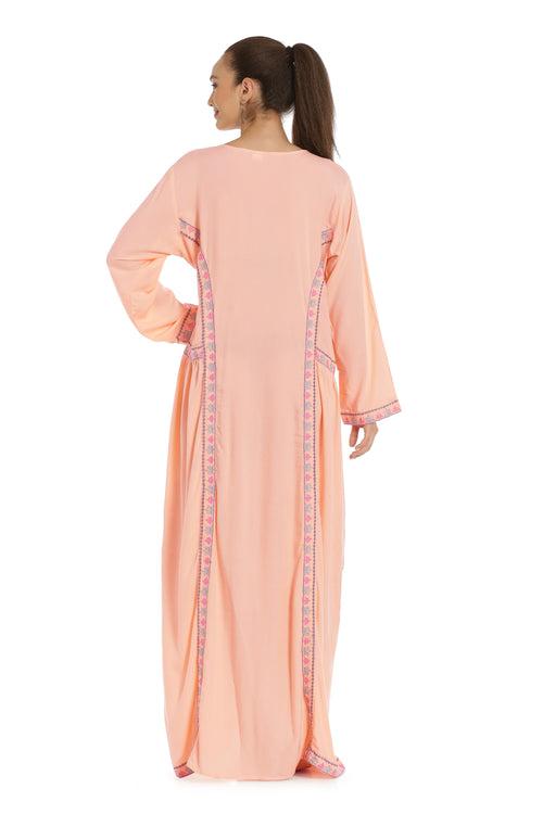 Designer Kaftan With Thread Work Maxi Dress