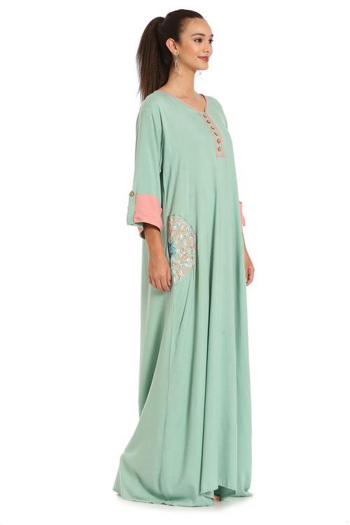 Traditional Maxi Eid Kaftan