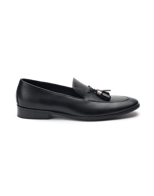 Heel & Buckle London Classic Black Tassel Loafer