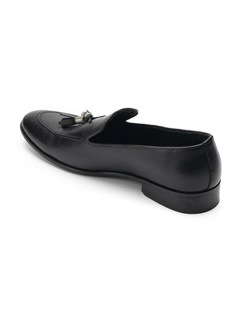 Heel & Buckle London Classic Black Tassel Loafer