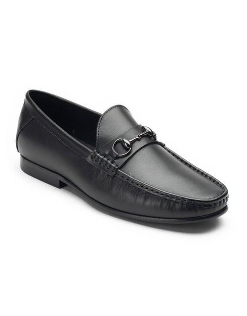 Negro Horse-bit loafers