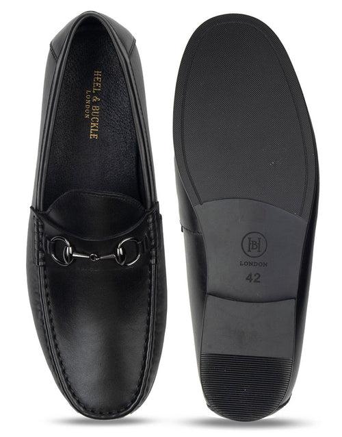 Negro Horse-bit loafers