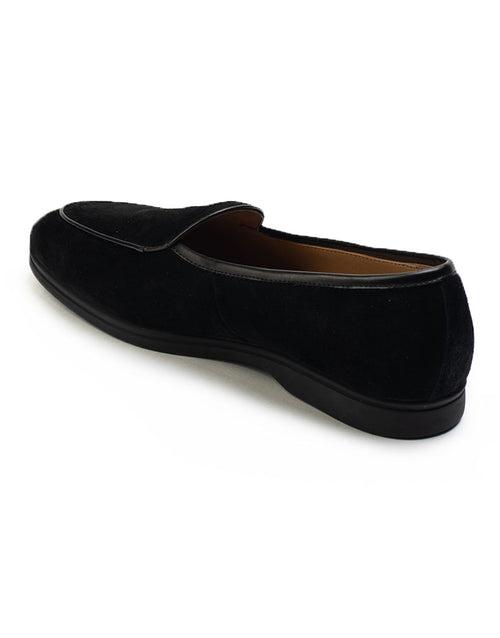 Black Suede venetian Loafers