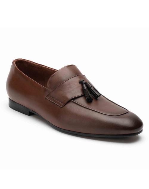 Crest Tanned Tassel Loafers