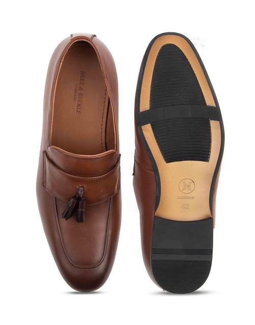 Crest Tanned Tassel Loafers