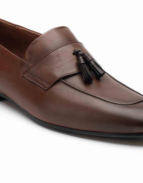 Crest Tanned Tassel Loafers