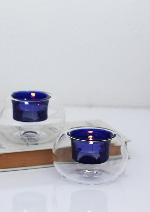 Iris votives - blue