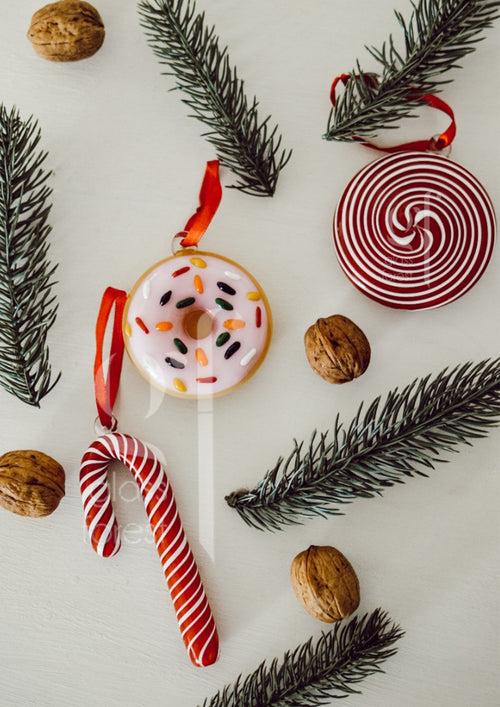 Christmas Ornaments ~ All things sweet~ set of 3