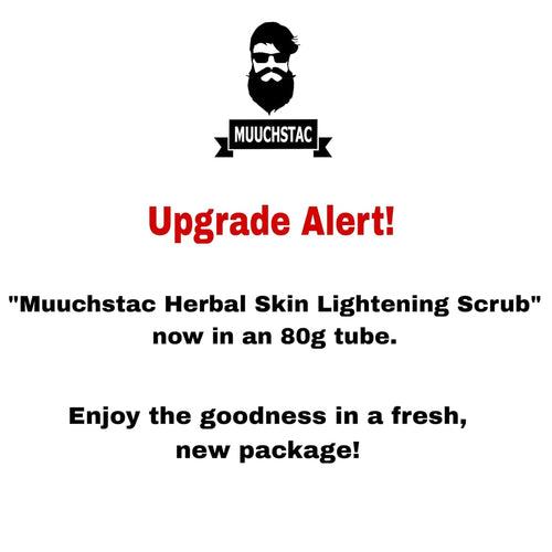 Muuchstac Herbal Skin Lightening Scrub + Skin Lightening Haldi (Turmeric) Foam Face Wash