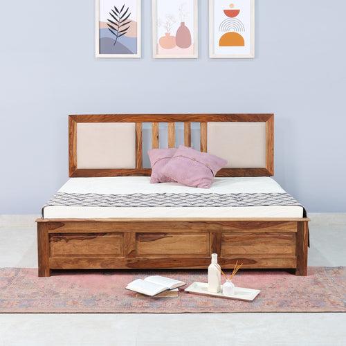 Evelyn Sheesham Wood Bed