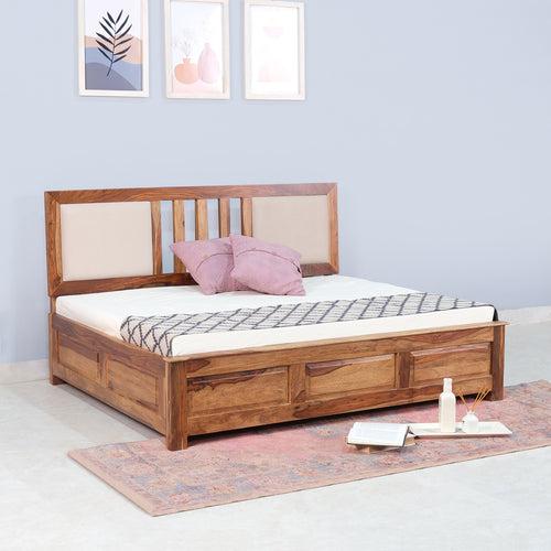 Evelyn Sheesham Wood Bed