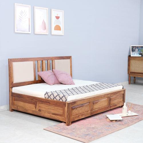 Evelyn Sheesham Wood Bed