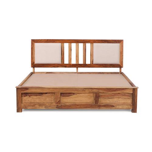 Evelyn Sheesham Wood Bed