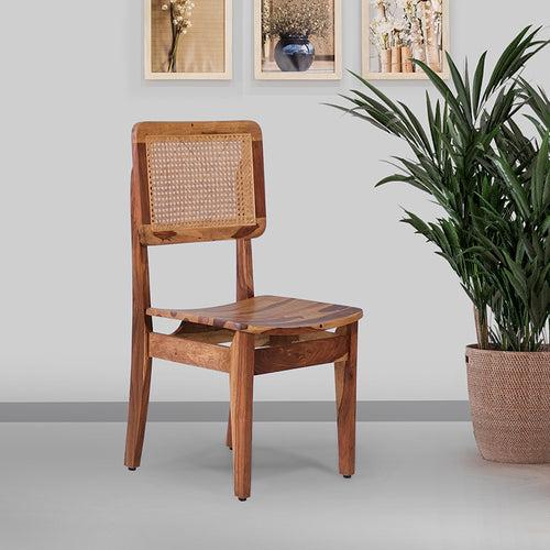 Elena Sheesham Wood Rattn Chair