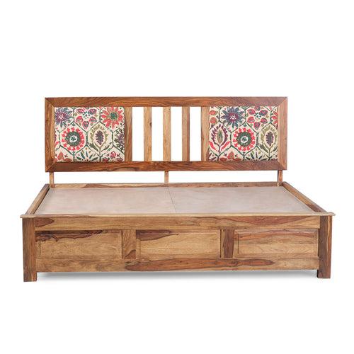 Evelyn Sheesham Wood Bed