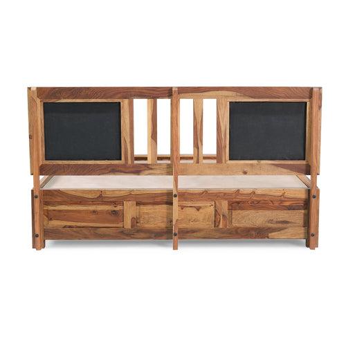 Evelyn Sheesham Wood Bed