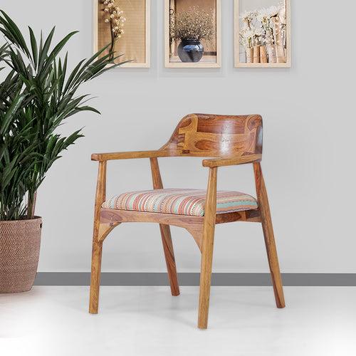 Diego Rattan Sheesham Wood Chair