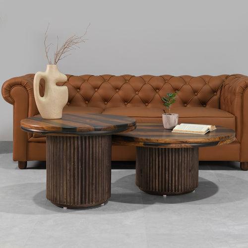 Antonio Round Coffee Table Set of 2