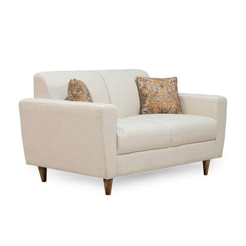 William 2 Seater Sofa in Linen Blend Fabric