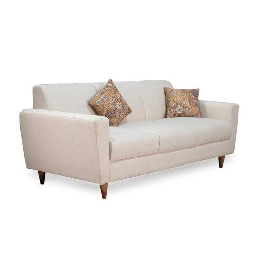 William 3 Seater Sofa in Linen Blend Fabric