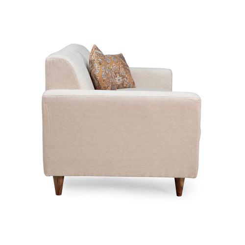 William 3 Seater Sofa in Linen Blend Fabric