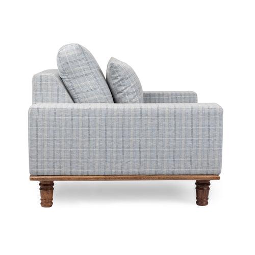 Sergio Large 1 Seater Sofa with Wooden Base