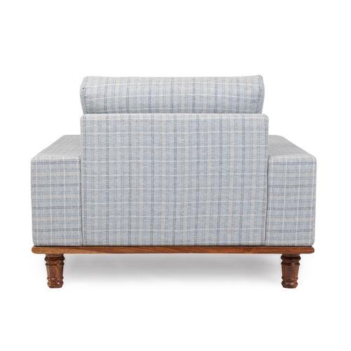 Sergio Large 1 Seater Sofa with Wooden Base