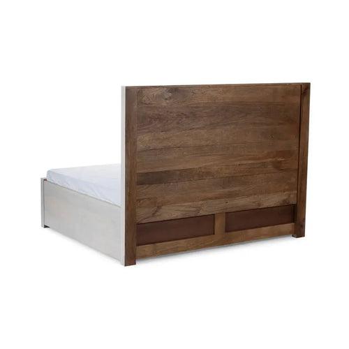 Santorini Solid Wood Bed