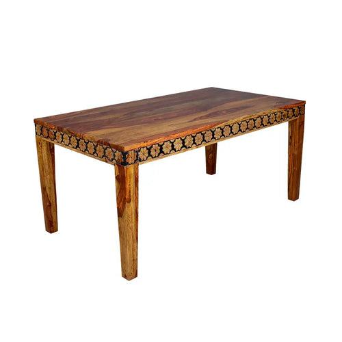 Victoire Solid Wood Six Seater Dining Table