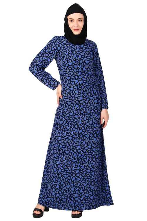 Printed Crepe Abaya AYP-476